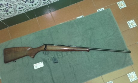Vendo CZ 452 cal. 22LR. Bien cuidada y mantenida, en excelentes condiciones. Cargador 5 balas. Incluye 00