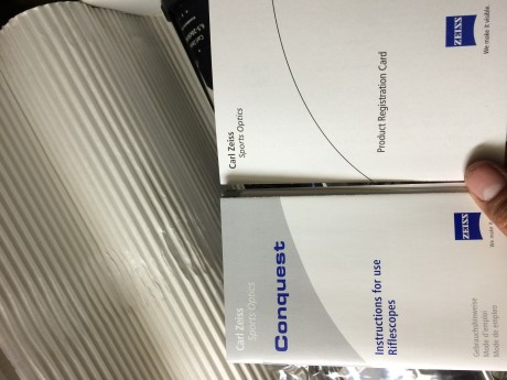 Vendo visor carl zeiss conquest 6,5-20x50 y diámetro de 30, sin estrenar!!  nunca montado, lo compre hace 30