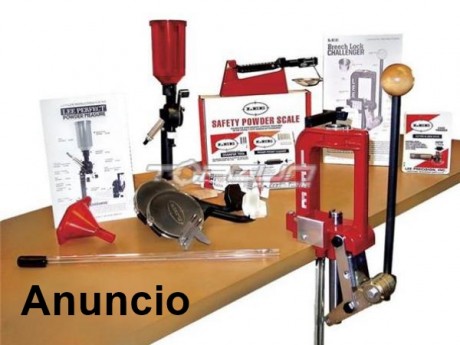 Hola,

   Vendo Prensa de Recarga LEE 50th Breech Lock Challenger Kit NUEVA, JAMÁS USADA, Y HOMOLOGADA. 11