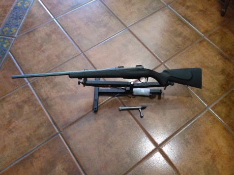 Rifle adquirido el 7-9-2015

Calibre 308

Prácticamente nuevo, poco tiros

Precio 960 €, portes pagados 02