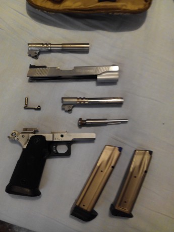 Por cese de la afición vendo o cambio mi SPS con cañones del 38 super auto y 9mm parabellum, por mi parte 41