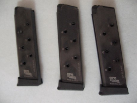   VENDO CARGADORES PROMAG MADE IN USA, PARA PISTOLA COLT 1911 Y ClONES, CALIBRE 45 ACP MONO-HILERA  

Vendo 01