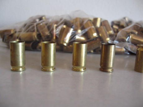   VENDO VAINAS, CALIBRE 45 ACP, MARCA FIOCHI (G.L.F), UN SOLO USO, DESEMPISTONADAS, RECALIBRADAAS Y LIMPIAS 12