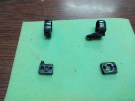 Vendo bases Apel para Remington 742, 7400, 750, 7600....  por 100€ + portes.

Anillas Apel de pulgada 02