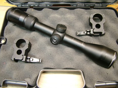 VENDIDO Visor Vortex Diamondback 3-9x40 y anillas Burris Xtreme Tactical QD Rings X High de desmontaje 02