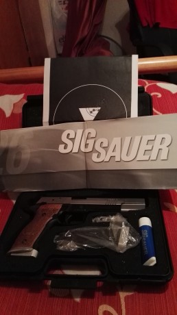 Buenas compañeros, pongo a la venta está Magnífica pistola de 9 mm y 6".

Se trata de una SIG SAUER 32