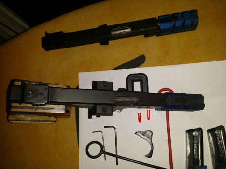 VENDIDA 
Vendo pistola Walther GSP Expert del 22 con carro del 32 S&W guiada en F. La  vendo como 02