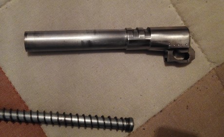 Por cese de la afición vendo o cambio mi pistola Tanfoglio del calibre 9mm, de simple accion, con muy 51