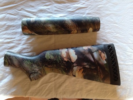 Vendo culata y guardamaños camuflaje para Mossberg 500A
Precio 80 euros con envío incluido 01