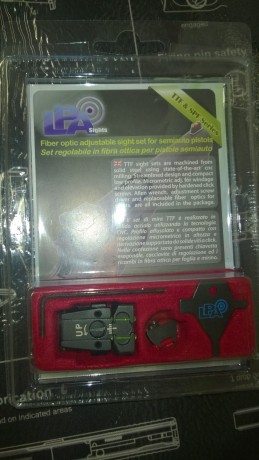 Buenas Tardes,
Vendo Conjunto de alzas regulables de fibra óptica TTF36GL (Alzas más Punto de Mira con 01