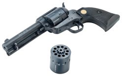 Revolver SAA 22-10 con tambor de 10 balas de 22 lr. del fabricante Chiappa Firearms 
Guiado con AE.
SE 00