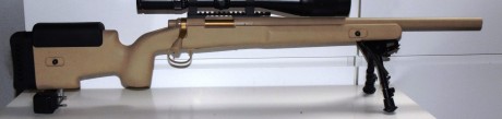 Vendo Remington 700 Police con cañon de 51cm,culata choate tactical ,cerrojo tratado con nitruro de titanio,carril 01