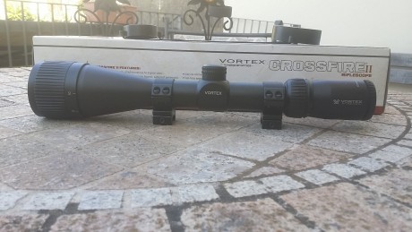 Vendo este visor. Con apenas 3 salidas al campo. 
Vortex crossfire II 4-16x50 bdc death hold. 
Esta nuevo 30