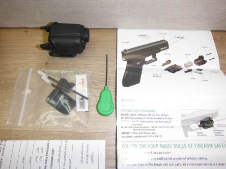  VENDIDO  láser verde para armas Crimson-Trace CMR-203. apto para armas cortas y largas. 
solo probado 01