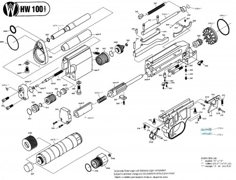 Hola a todos, acabo de adquirir una hw100 T, con el cañon normal (no el nuevo F.S.B.). enrosqué el cilindro 70