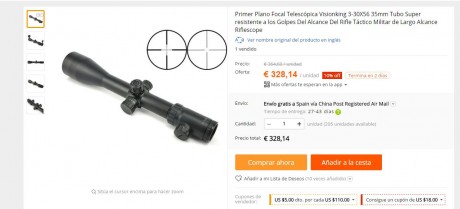 Hola buenas.
Tengo un Remington 700 sps y quiero ponerle un visor para pasar el rato en la galería.
Me 30