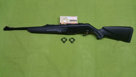 Se vende rifle semiautomático Browning long track composite,culata sintetica calibre 300wm,monturas desmontables 11
