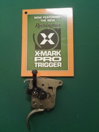 Buenas tardes:

Vendo gatillo nuevo original Remington X-MARK PRO TRIGGER para rifle Remington 700

Precio: 02