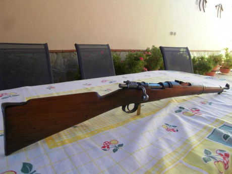 Hola a todos. 

Nuevo precio 400€.
Regalo dies de recarga.

Vendo Máuser Oviedo 1916 cal. 7X57, año de 61