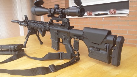 Vendo AR15 en calibre 222rem, cañón bull barrel de 20,5". 
No se ha usado nunca, está nuevo, ni un 01