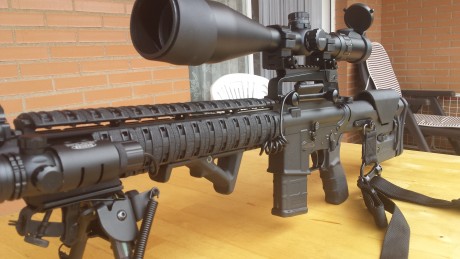 Vendo AR15 en calibre 222rem, cañón bull barrel de 20,5". 
No se ha usado nunca, está nuevo, ni un 11