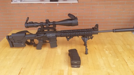 Vendo AR15 en calibre 222rem, cañón bull barrel de 20,5". 
No se ha usado nunca, está nuevo, ni un 41