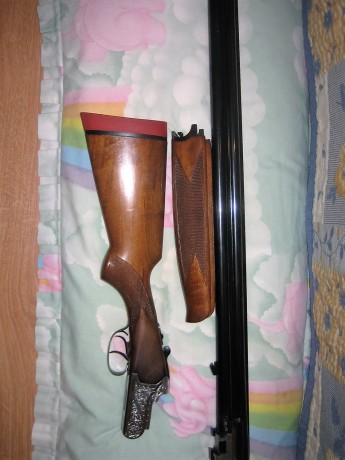 Hola.  Vendo superpuesta Lanber de choques fijos 1 y 3 estrellas, cañón de 71cm, dos gatillos no expulsora. 21