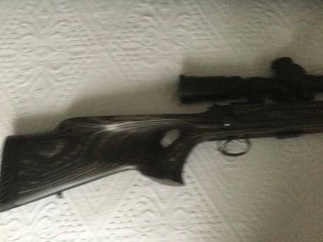 Nueva, casi sin uso. Muy precisa, se vende sola por 500 con Bipode Harris y visor Mueller por 800. Cañón 02