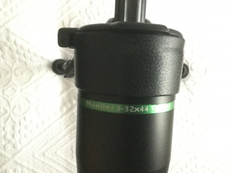 Nueva, casi sin uso. Muy precisa, se vende sola por 500 con Bipode Harris y visor Mueller por 800. Cañón 00