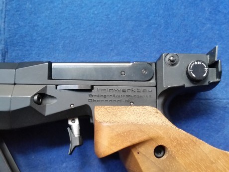 VENDIDA.....PISTOLA DE PRECISIÓN  FEINWERKBAU  100++++++++++475 €   CON PORTES  Decir  FEINWERKBAU es 32