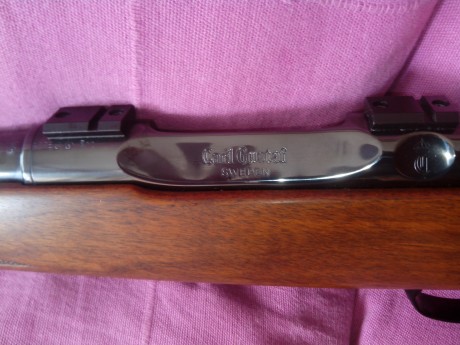 Vendo este gran rifle Sueco Carl Gustaf modelo 2000 MKII en calibre 30-06 con un cerrojo impresionante 11
