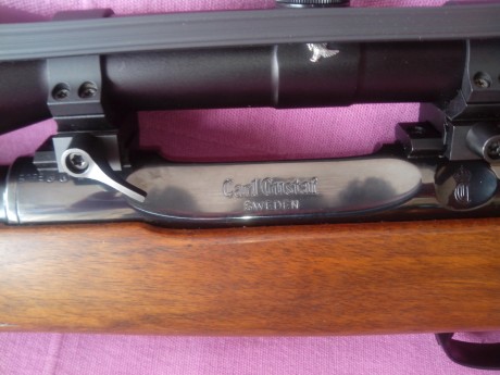 Vendo este gran rifle Sueco Carl Gustaf modelo 2000 MKII en calibre 30-06 con un cerrojo impresionante 52