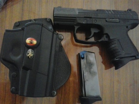 VENDO PISTOLA WALTHER P99 COMPACTA AS 9MM PARABELLUM POR 450 EUROS. ESTA CASI NUEVA Y CON POQUÍSIMOS DISPAROS. 01