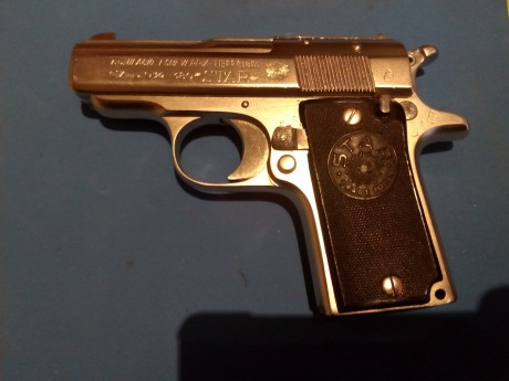 Un saludo
Vendo Star HN, año de fabricación 1934(marcaje "G"), calibre 9mm. Corto (.380), guiable 01