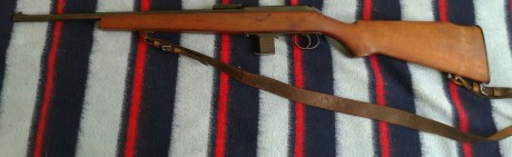 Hola compañeros, vendo mi carabina Onena modelo 401 del 9 parabellum en libro de coleccionista y en activo. 00