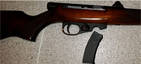 Vendo carabina marca Toz semi-automatica de fabricación rusa con dos cargadores uno de 5 y otro de 10 00