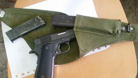 Cambio escopeta de corredera Mossberg 500 calibre 12 por pistola 9 mp Da/Sa. La escopeta esta en Madrid. 170