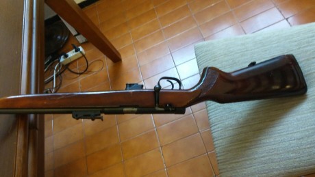 Vendo Toz 17-01 calibre 22 con cargador de 5 balas.
Tiene algún arañazo pero va muy fino.
Preferiblemente 02