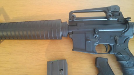 Hola, vendo Sabre Defense M5, calibre .222 Remington.

El rifle lo compre nuevo en Noviembre de 2.008 11