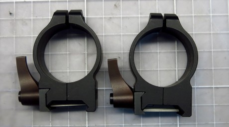 Anillas Warne de acero de 30 mm
Para visores de 50 
Precio de venta 80 € portes incluidos a la península 02