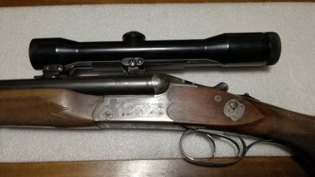 Un año cedido a un familiar que no lo ha usado, así es que vuelve a la venta.
Drilling Sauer 3000. Muy 00