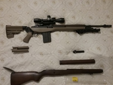 VENDO PARA M14 M1A:
-CULATA VLTOR + BIPODE HARRIS  550 EUROS
-CULATA DE NOGAL 120 EUROS
-BOCACHA ORIGINAL 02