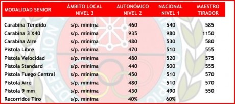 Hola, soy tirador de 3ª y hace un tiempo participé en un campeonato oficial (local) de Carabina Tendido 10