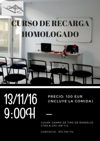 Hola compañeros:
Por medio de este hilo vamos a intentar estar informados de los cursos de recarga que 90