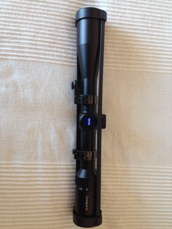 Vendo Zeiss Conquest 1,8-5,5x38 MC, retícula no iluminada. Tubo de una pulgada. Tienes varios años pero 01