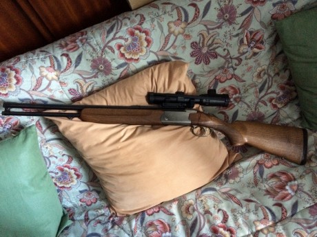 Express valmet 30-06
-selector de tiro en gatillo.
-monturas recknagel desmontables tubo 30mm.
-caños 11