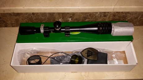 Hola por avandóno de aficción se vende un visor weaver T 36 a estrenar con monturas super match y nivel 00