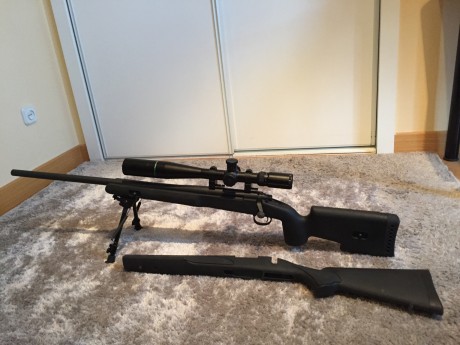 Vendo rifle Remington 700  ZURDO  308W con culata CHOATE Tactical y la que venia de serie (SPS Varmint) 01