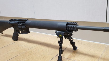 Vendo AR15 marca OLYMPIC ARMS
Calibre: 222
Canón de 20"
Gauardamanos free float  marca DPMS
Empuñadura 01