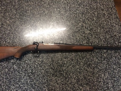 vendo mauser 30 06, no se el modelo, es de mi padre, estado impecable, con montura appel y visor tasco 00